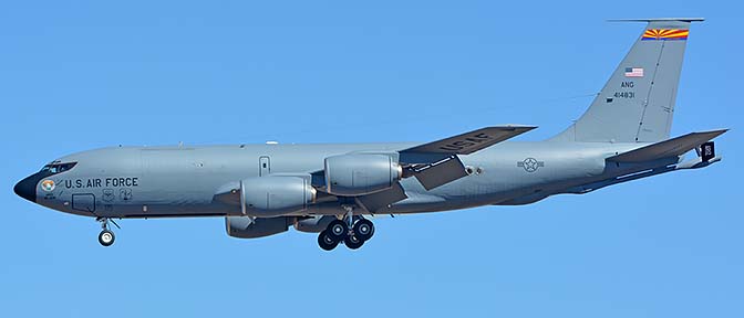 Boeing KC-135R 64-14831 197 ARS 161 ARW, Phoenix Sky Harbor, October 7, 2017